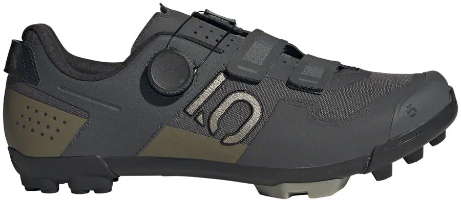 Five Ten Kestrel BOA Mountain Clipless Shoes - Mens Gray Six/Silver Pebble/Olive Strata 12