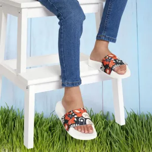 Floral Youth Sandals Removable Polyurethane Outsoles
