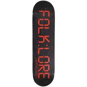 Folklore - Clock Red 8.375 Skateboard Deck