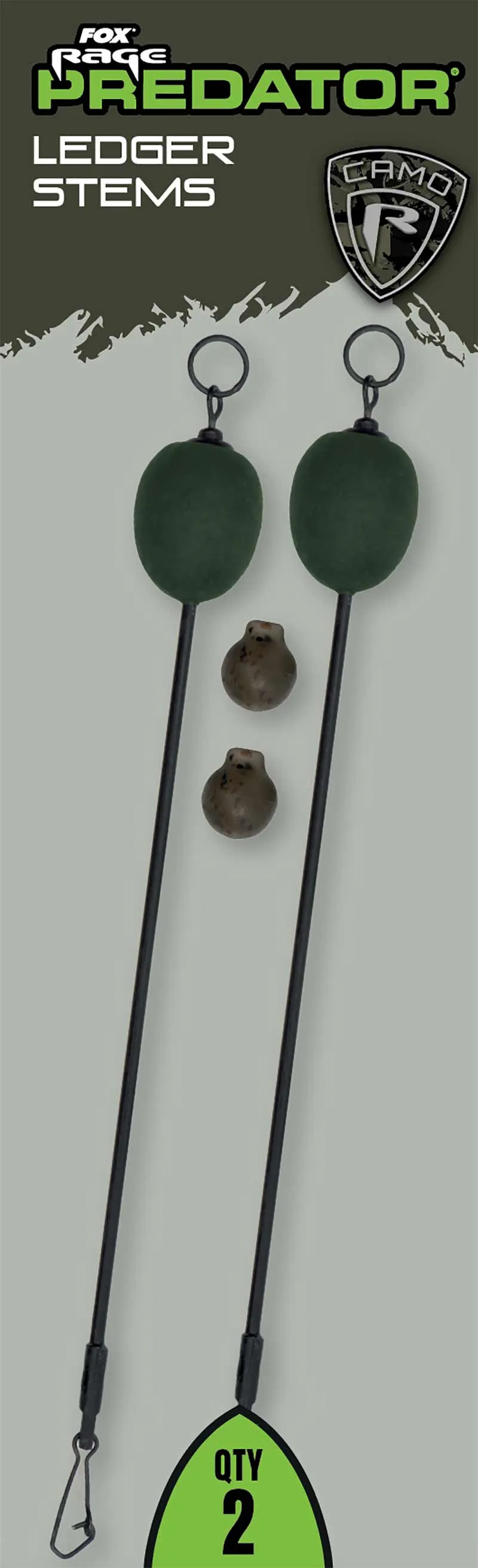 FOX Rage Predator Ledger Stems Medium x 2