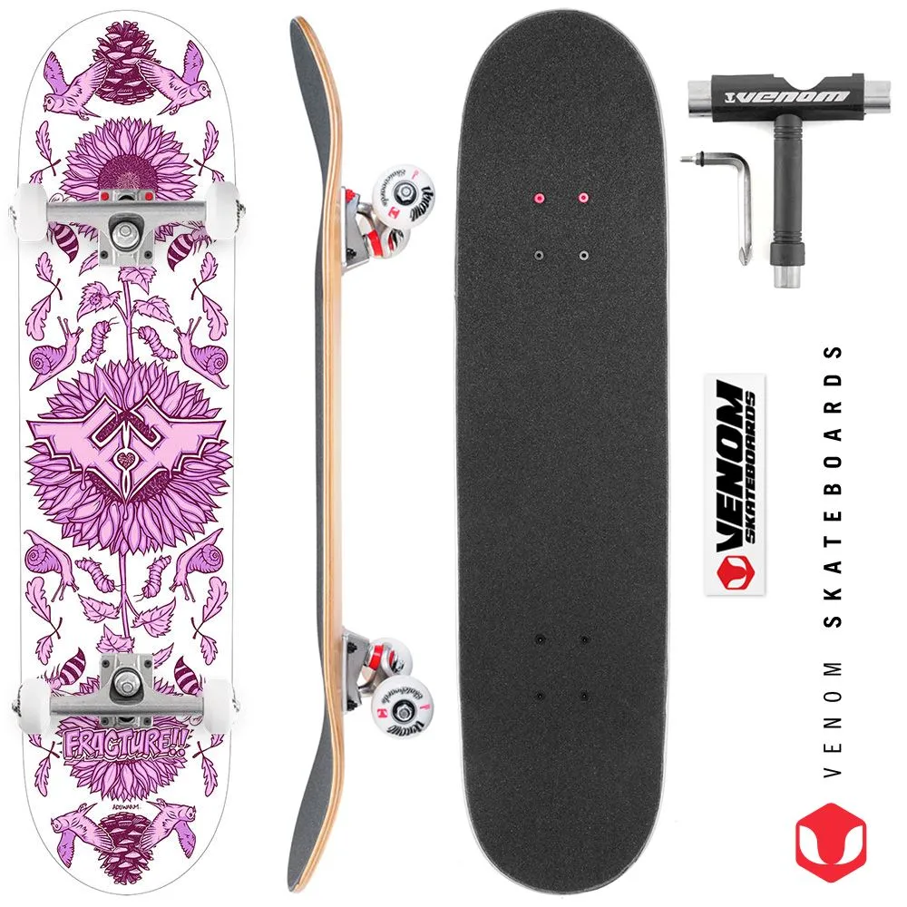 Fracture x Adswarm 2 Custom Complete Skateboard - 7.75"