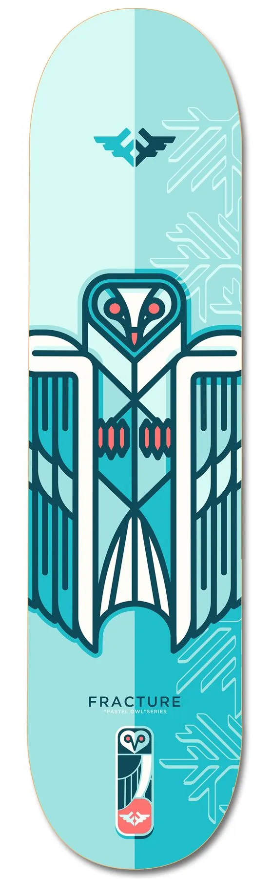 Fracture x Jono Wood Blue x Venom Skateboards Core Custom Complete Skateboard - 8.0