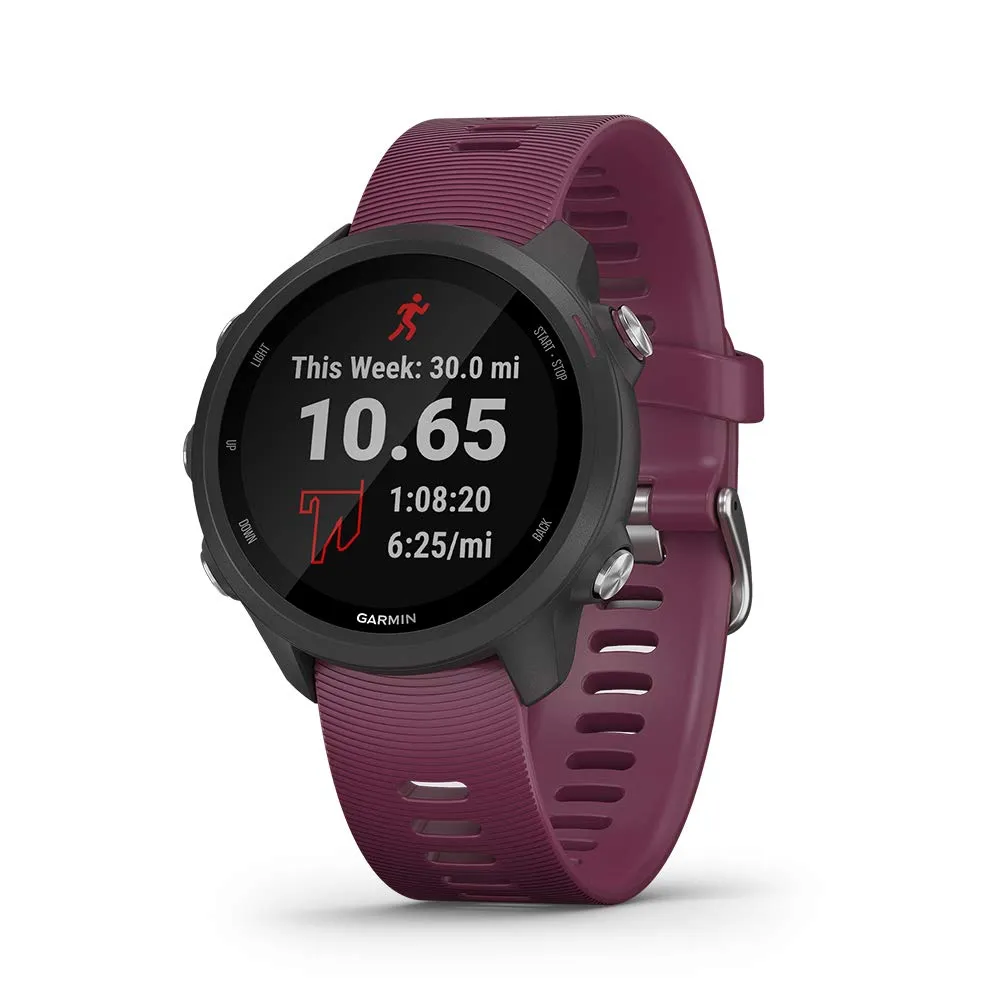 Garmin Forerunner 245 GPS Running Smartwatch with Included Power Pack Bundle
