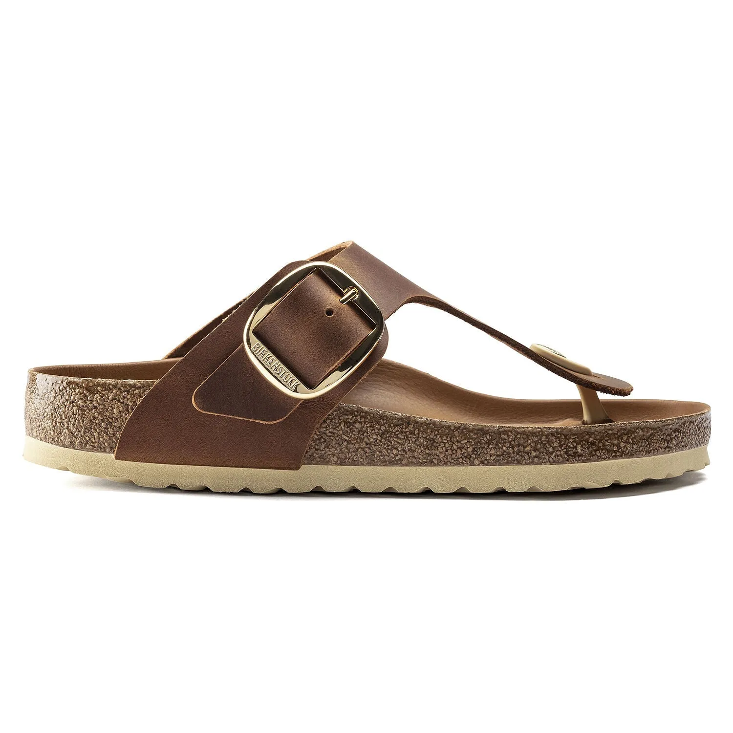 Gizeh | Big Buckle | Leather | Cognac