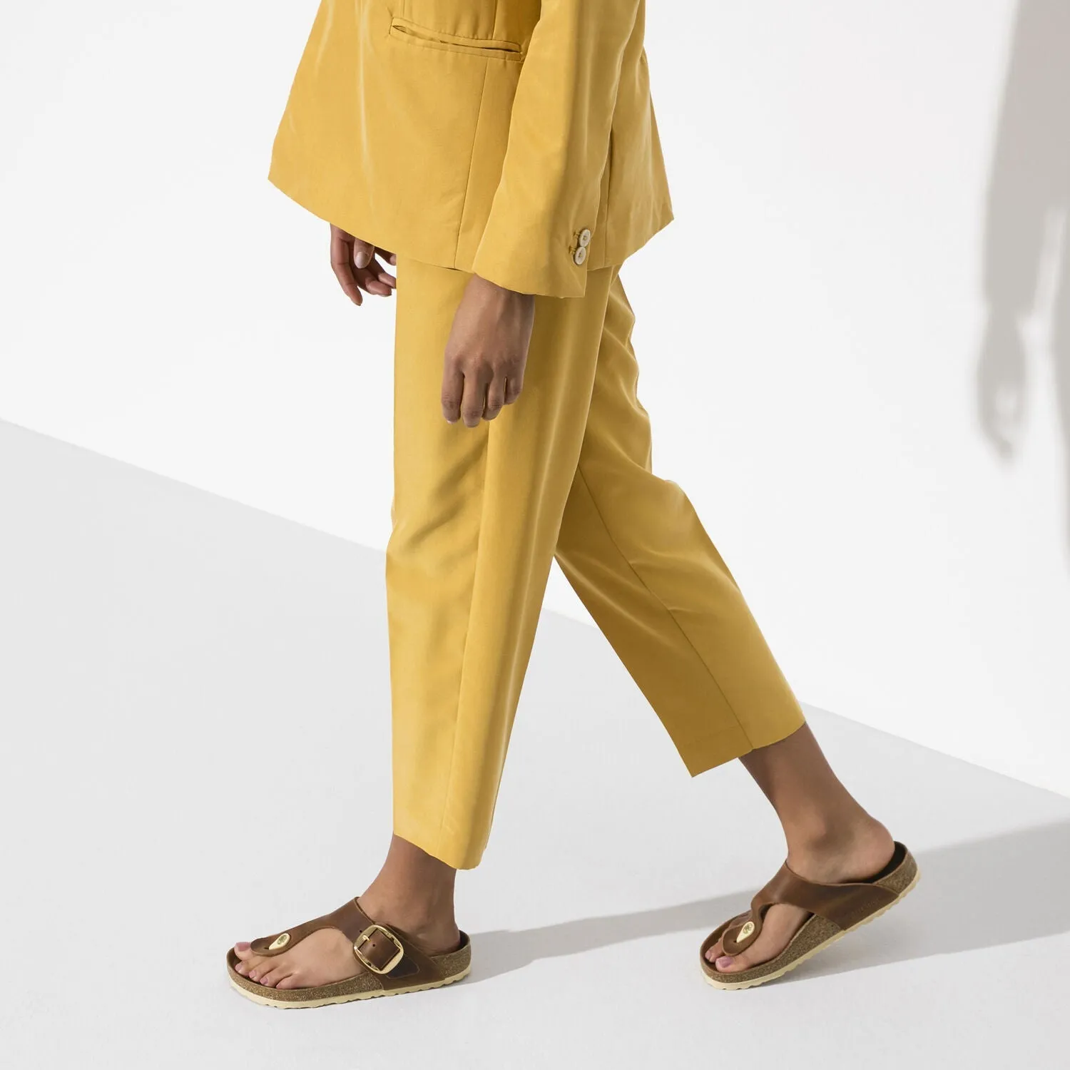 Gizeh | Big Buckle | Leather | Cognac