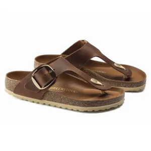 Gizeh | Big Buckle | Leather | Cognac
