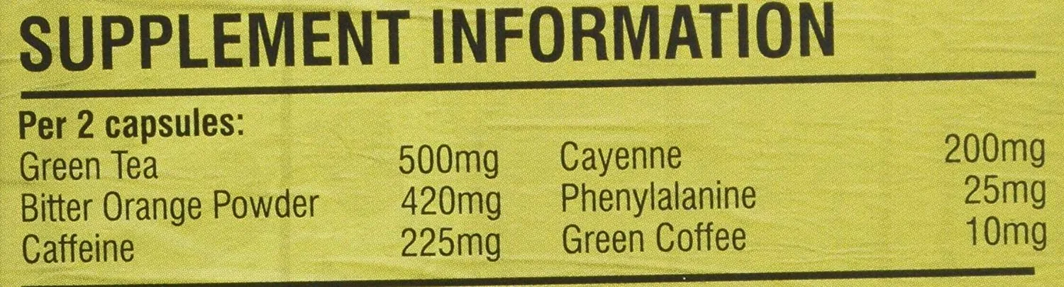 Grenade Thermo Detonator Weight Management Supplement, Tub of 100 Capsules