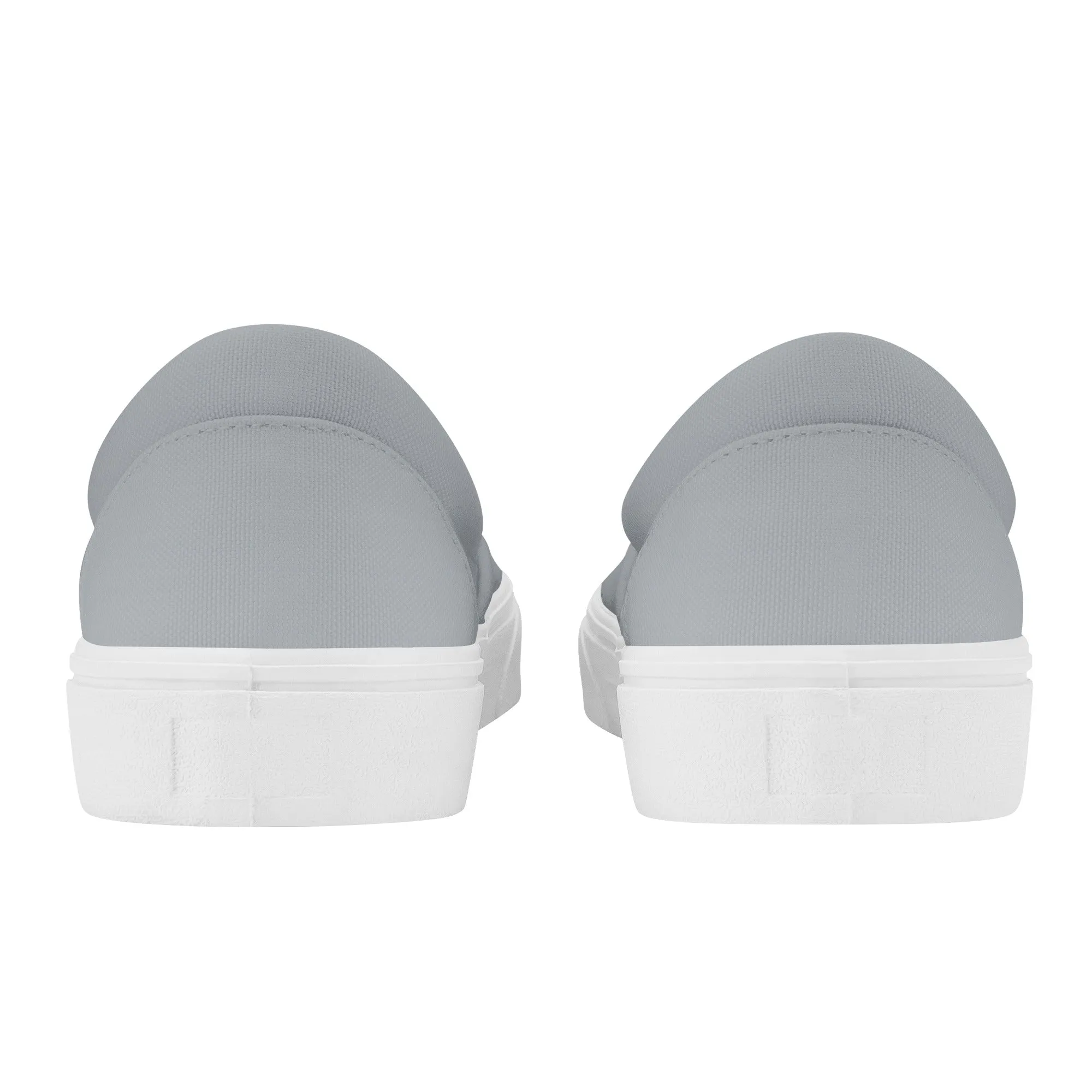 Grey Fade Women's Skate Slip-On Shoes