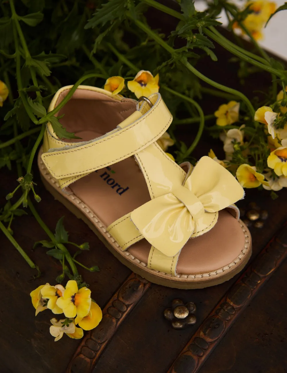Gry Sandal - Butter Patent