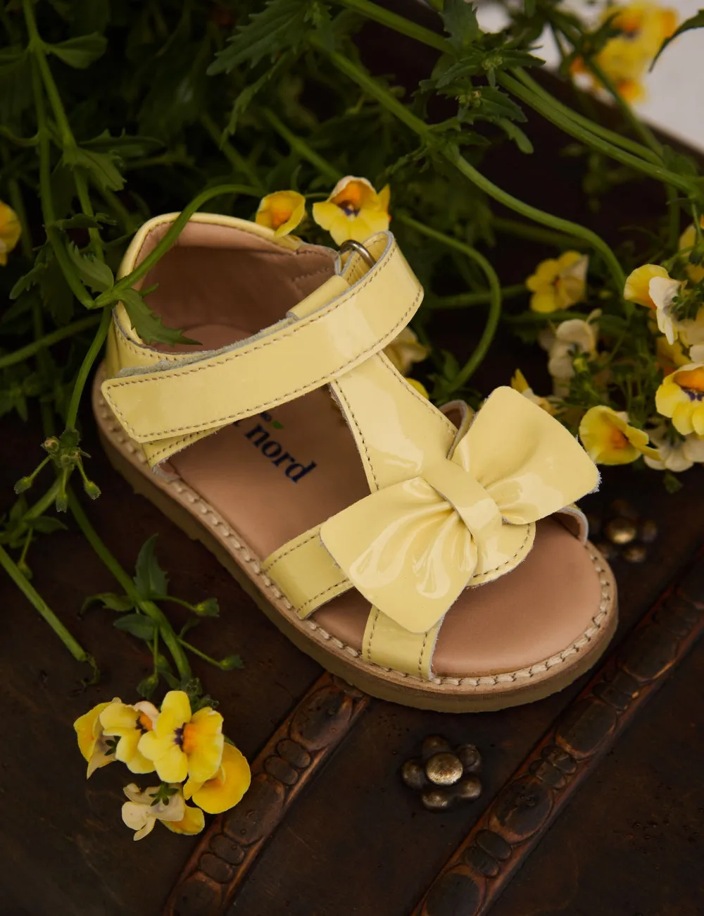 Gry Sandal - Butter Patent