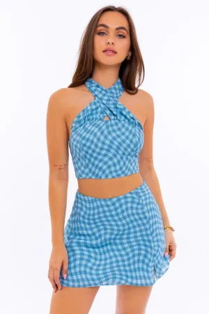 Halter Neck Crop Top