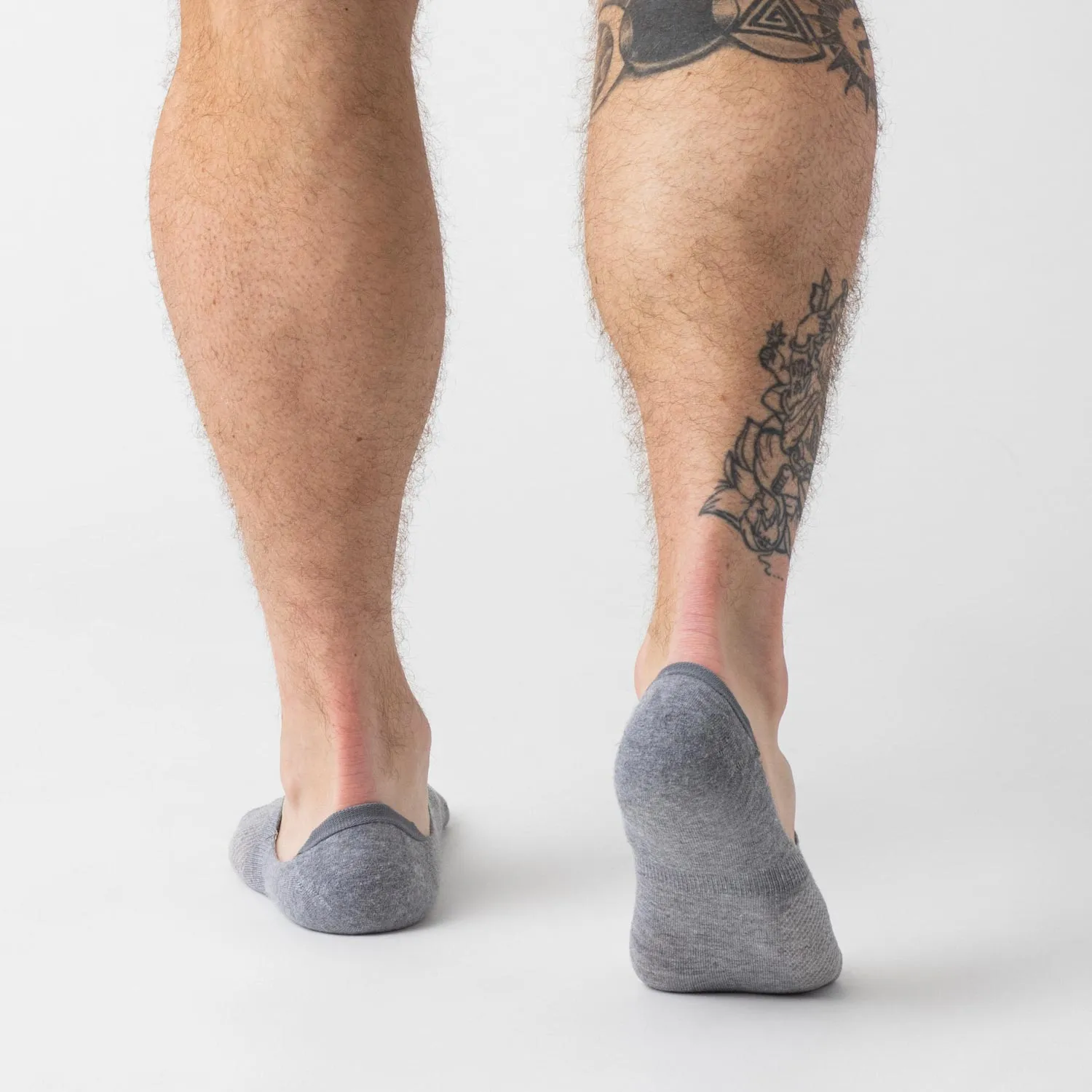 Heather Gray Never Show Socks 3-Pack