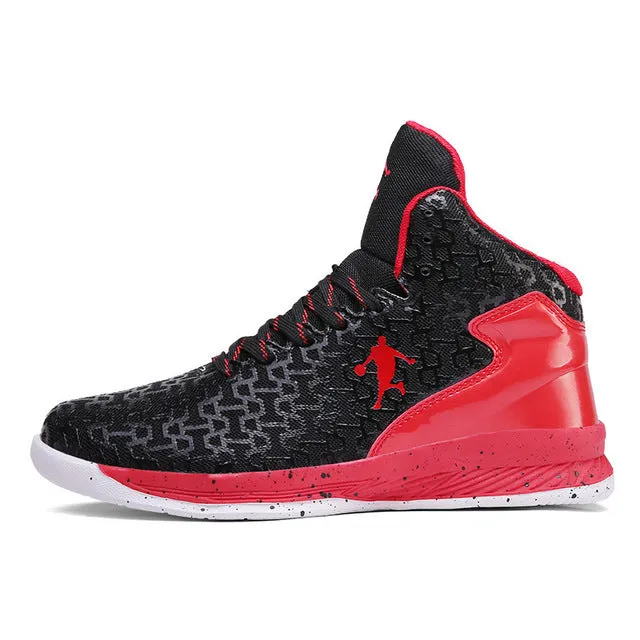 HUMTTO High-top Big Size Basketball Shoes Men Outdoor Sneakers Men Wear Resistant Cushioning Shoes Breathable Sport Shoes Unisex