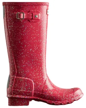 Hunter Big Kids Giant Glitter Wellington Boots