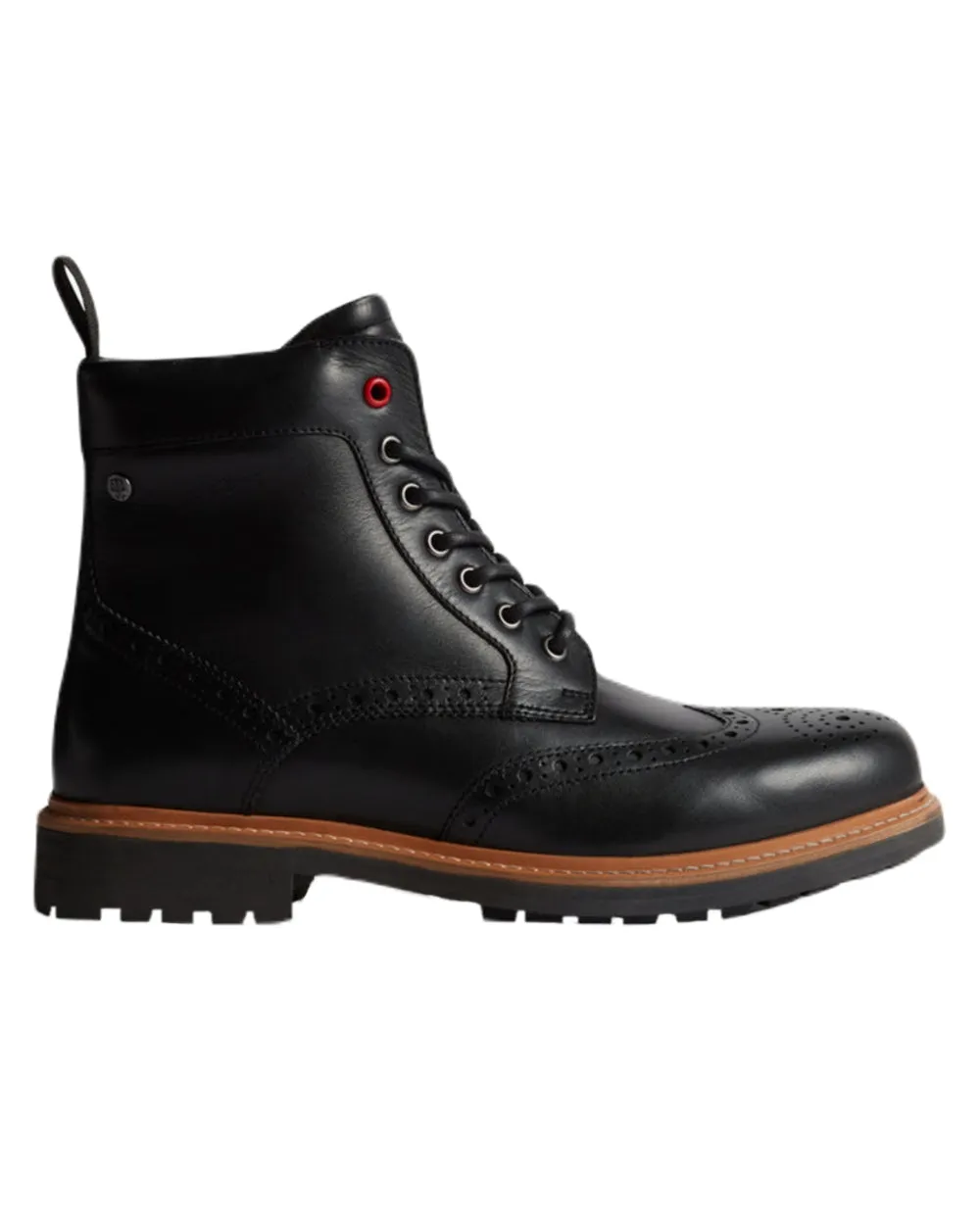 Hunter Mens Cawdor Brogue Ankle Boots