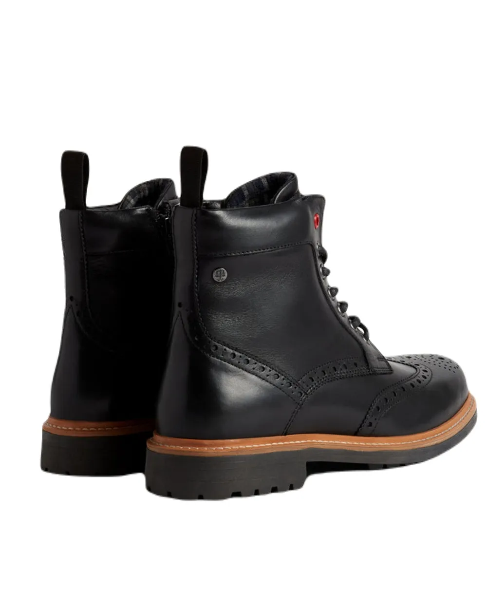 Hunter Mens Cawdor Brogue Ankle Boots