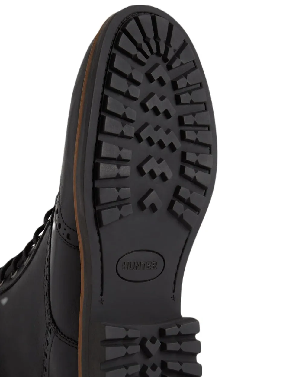 Hunter Mens Cawdor Brogue Ankle Boots