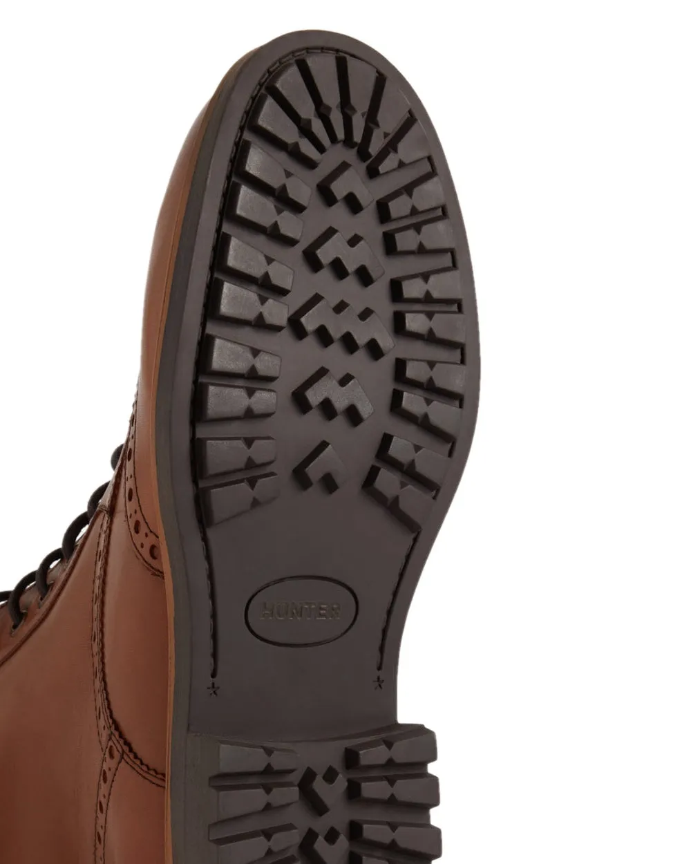 Hunter Mens Cawdor Brogue Ankle Boots