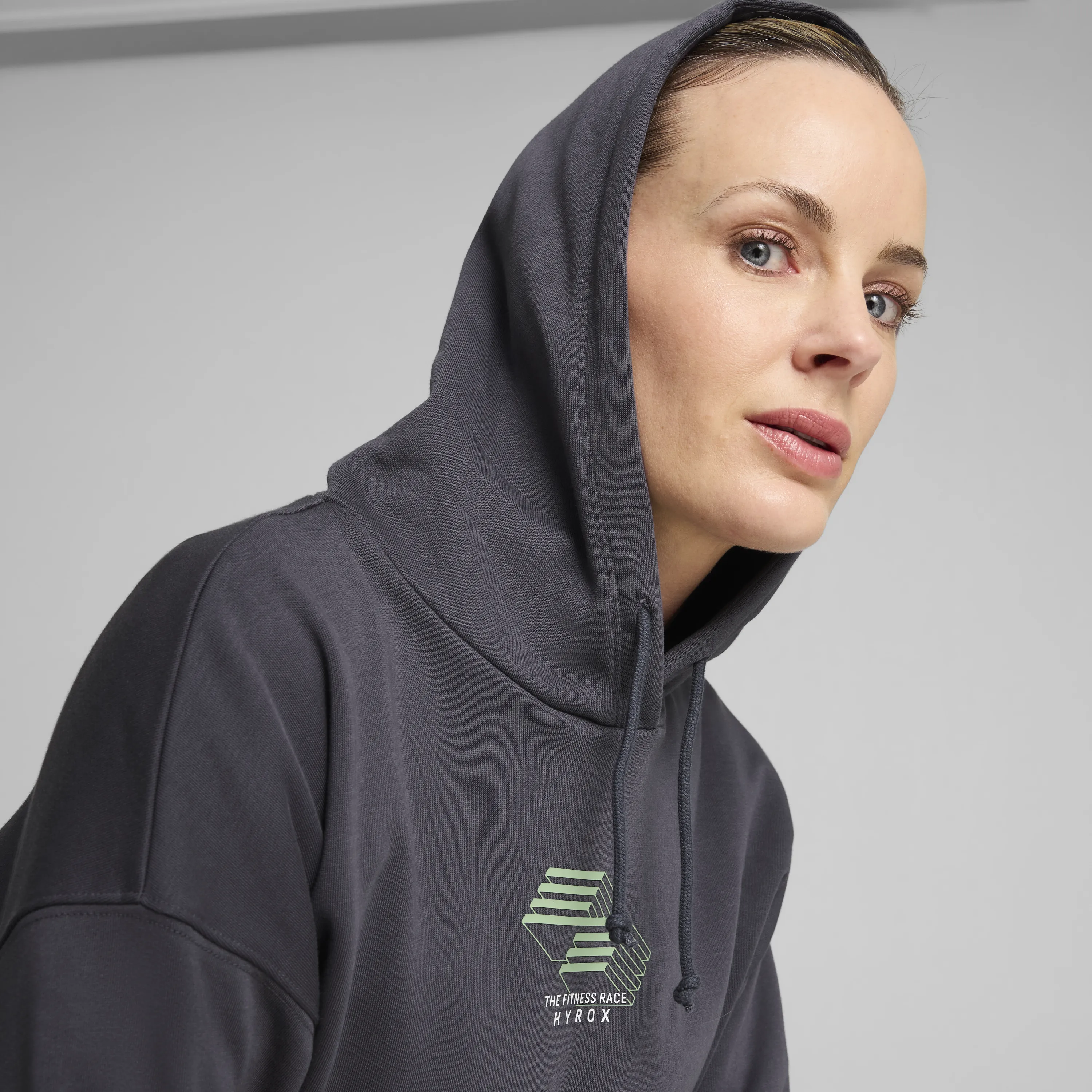 HYROX x PUMA Cropped Hoodie