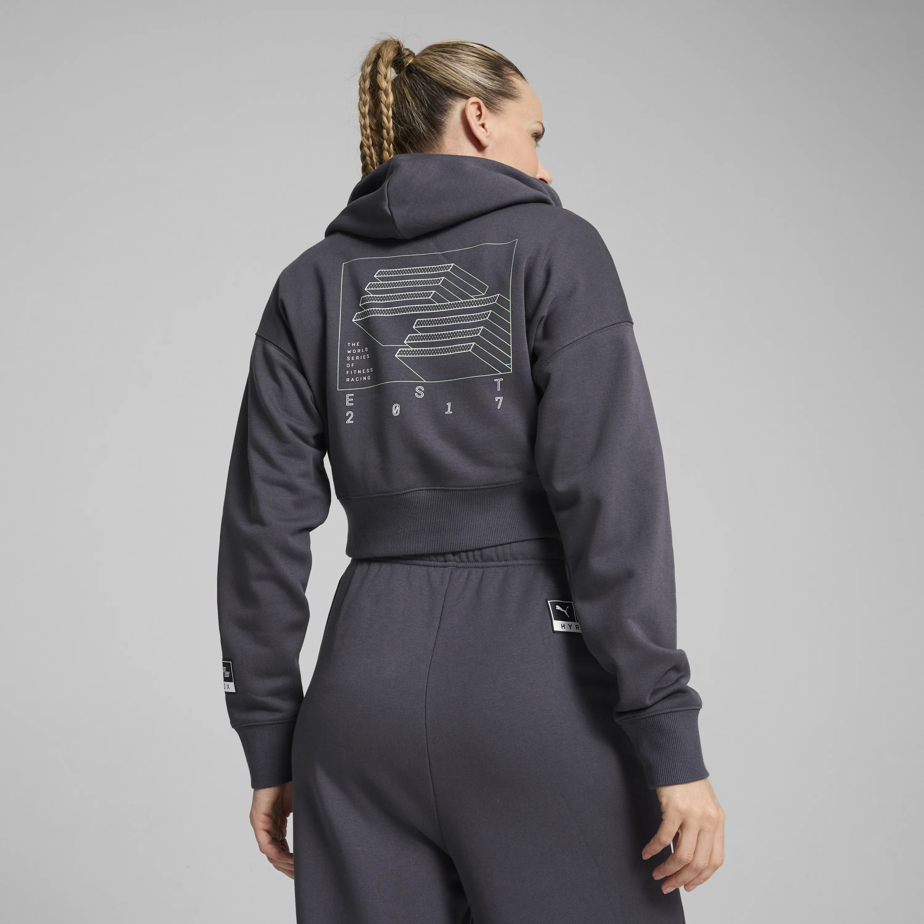 HYROX x PUMA Cropped Hoodie