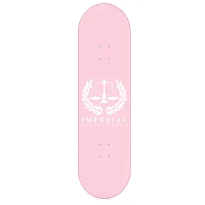 Imperial Skateboards Pink Logo Skateboard Deck 8.5