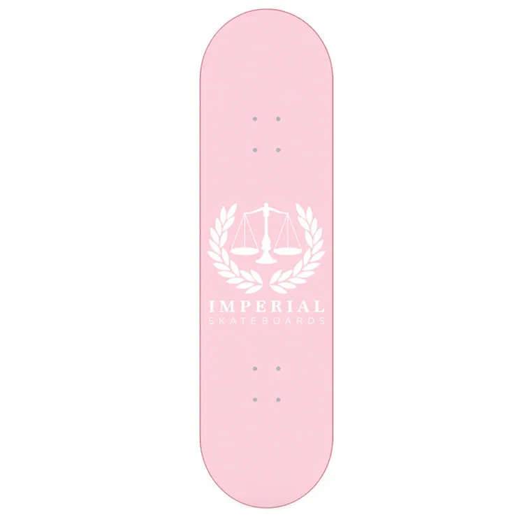 Imperial Skateboards Pink Logo Skateboard Deck 8.5
