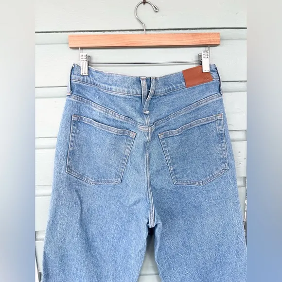 J. CREW High Waist Full-length slim wide leg jeans Womens Size 30 preppy classic