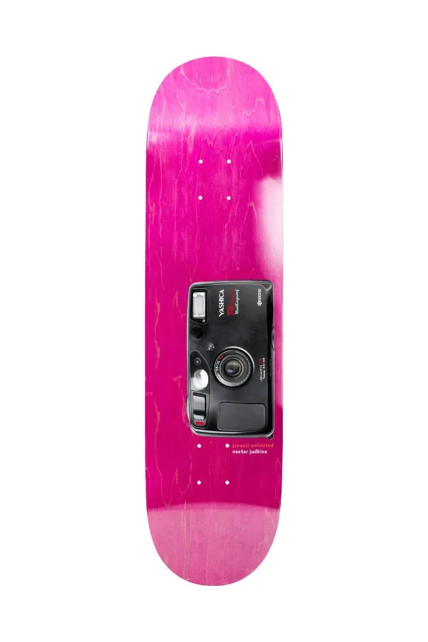 Jacuzzi Unlimited Nestor Judkins T4 EX7 Pink x Venom Custom Complete Skateboard - 8.0"