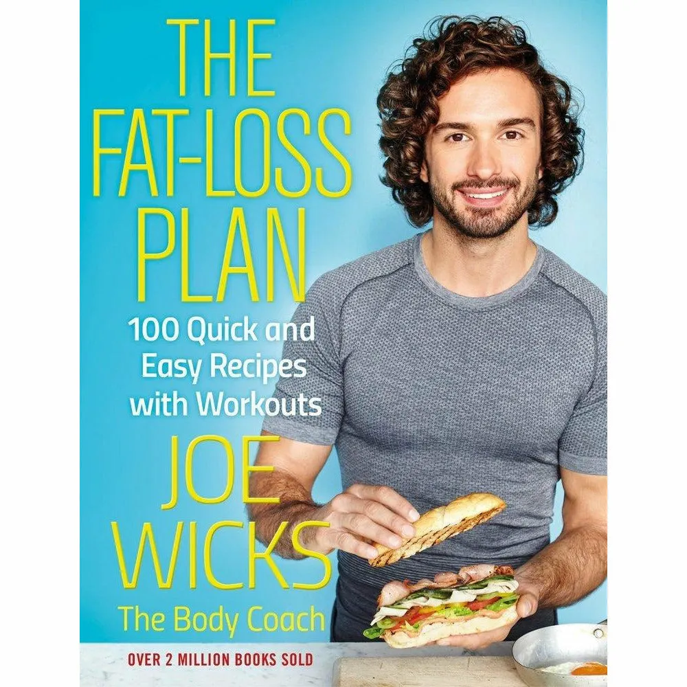 Joe Wicks Collection 3 Books Set Lean in 15 The Shift Plan,Fat-Loss Plan