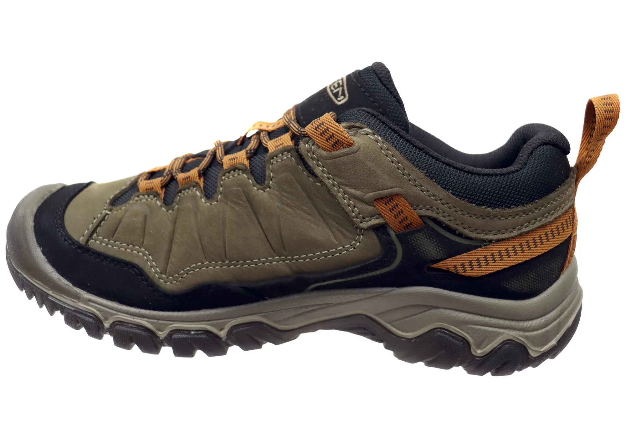Keen Mens Comfortable Targhee IV Waterproof Wide Fit Hiking Shoes