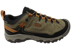 Keen Mens Comfortable Targhee IV Waterproof Wide Fit Hiking Shoes