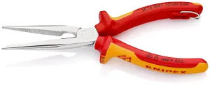 KNIPEX 26 16 200 T Snipe Nose Side Cutting Pliers, (Stork Beak Pliers)