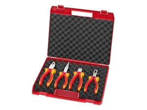 KNIPEX Vde Pliers Set In Case 4 Piece