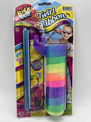 Kool'N Fun Outdoor Twirl Ribbon Streamer Swoops Loops Toy Baton￼ COMBINE SHIP