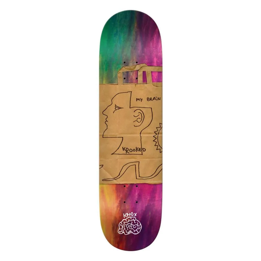 Krooked Knox Tom's Brain x Venom Custom Complete Skateboard - 8.5"