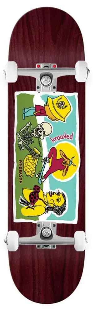 Krooked Manderson Bone x Venom Custom Complete Skateboard - 8.38"