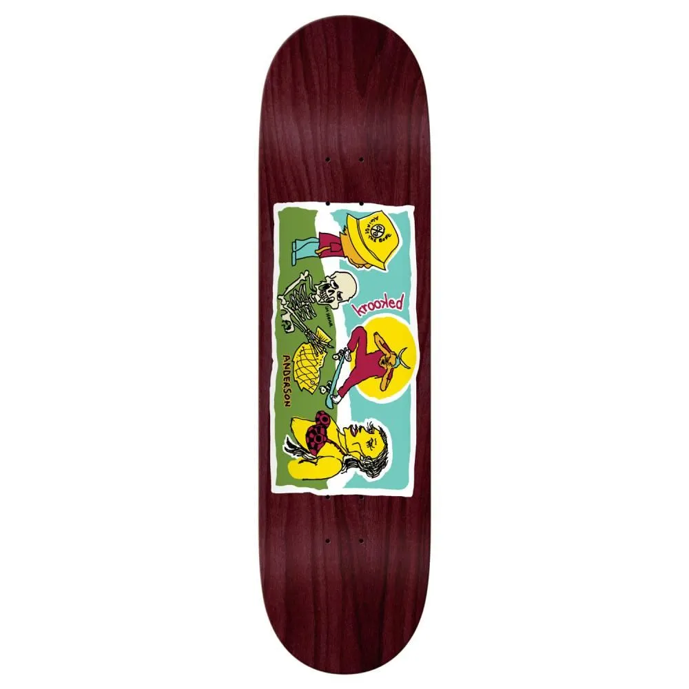 Krooked Manderson Bone x Venom Custom Complete Skateboard - 8.38"