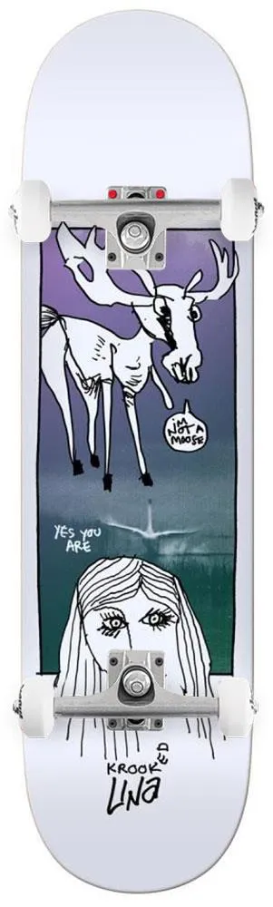 Krooked s Una Debate x Venom Custom Complete Skateboard - 8.38"