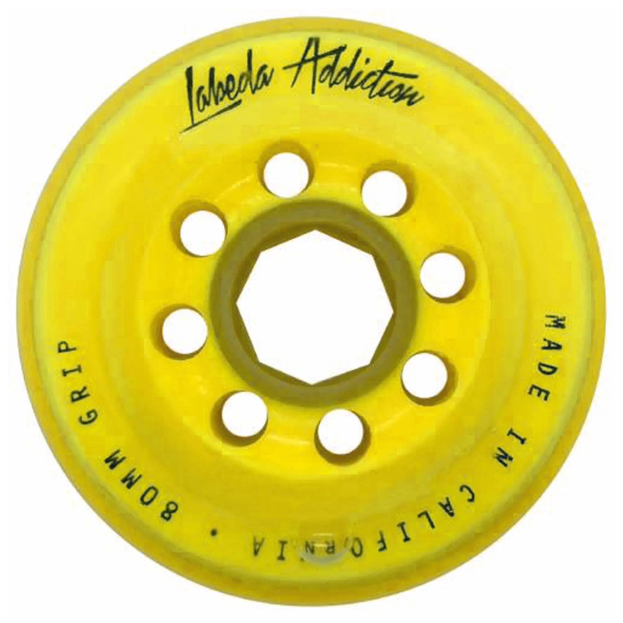 Labeda Addiction Roller Hockey Wheels - Yellow (76A)