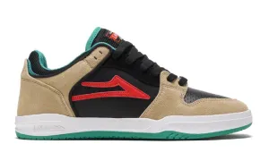 Lakai Telford Low Skate Shoes - Tan/Black