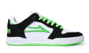 Lakai X Yeah Right Telford Low Skate Shoes - Black/White