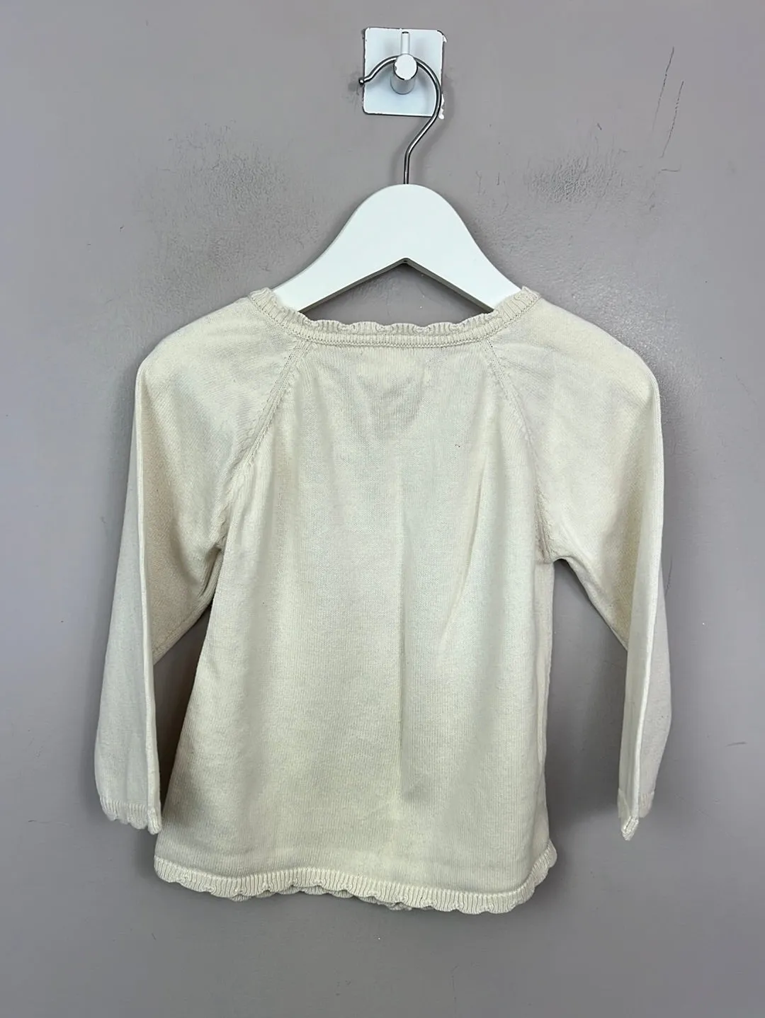 Laura Ashley Ivory cardigan 18-24m