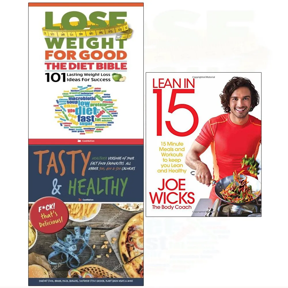 Lean in 15 - the shift plan, diet bible, tasty & healthy 3 books collection set
