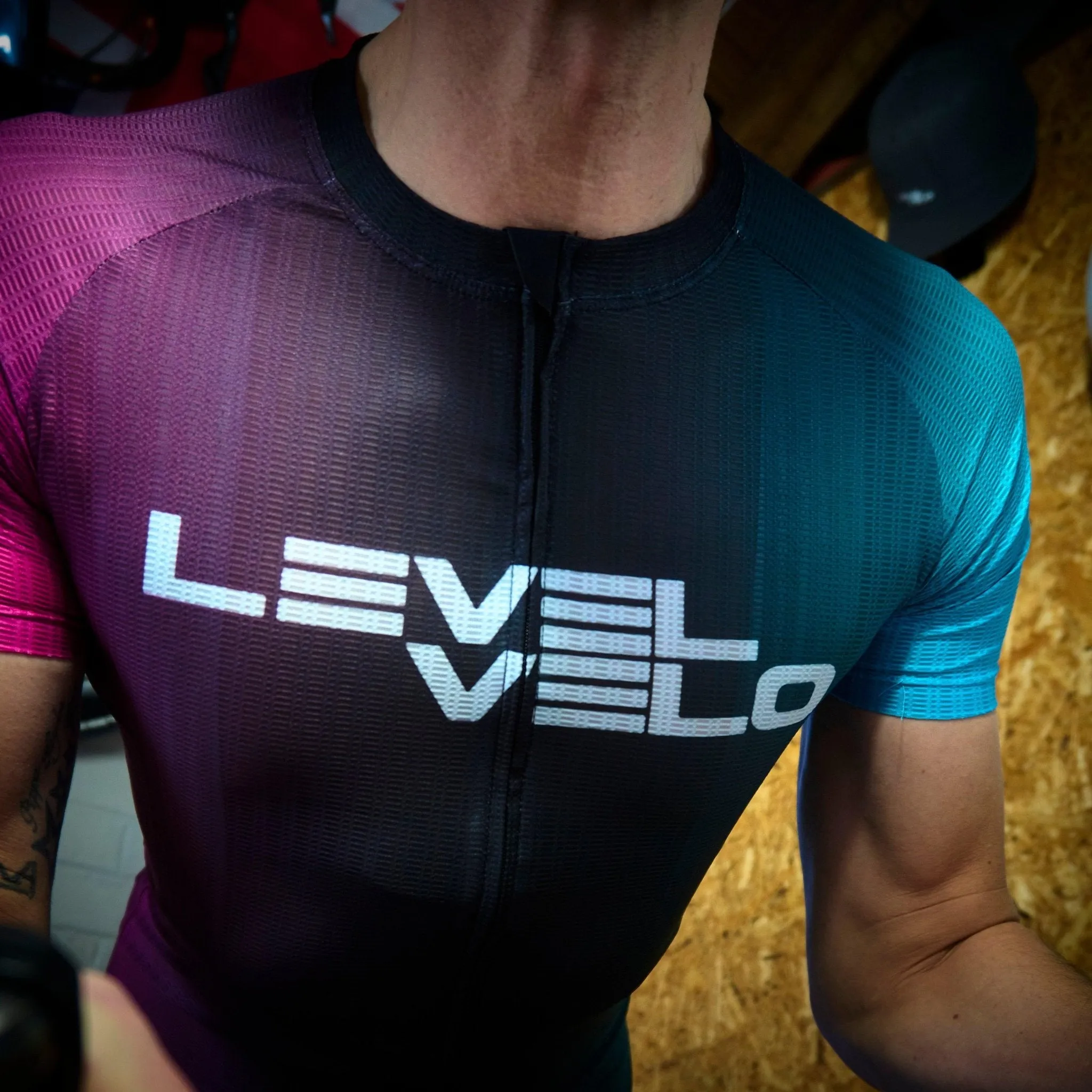 LEVEL 61 TRON Indoor Cycling Jersey - Version 1