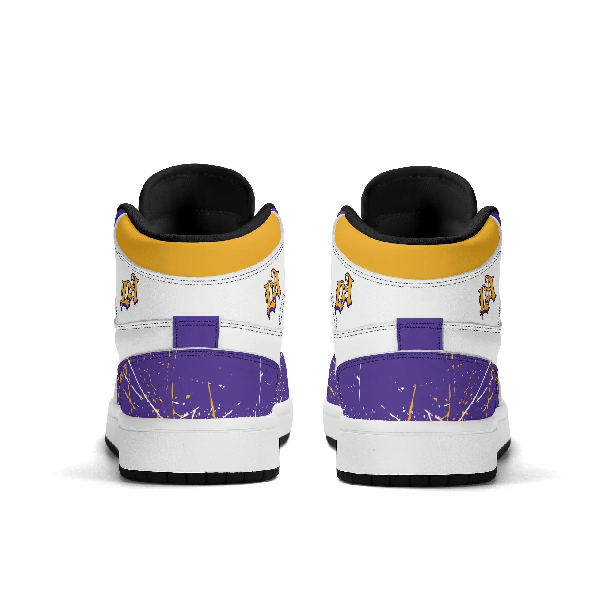 Los Angeles Basketball Team Themed Shoes For Kids