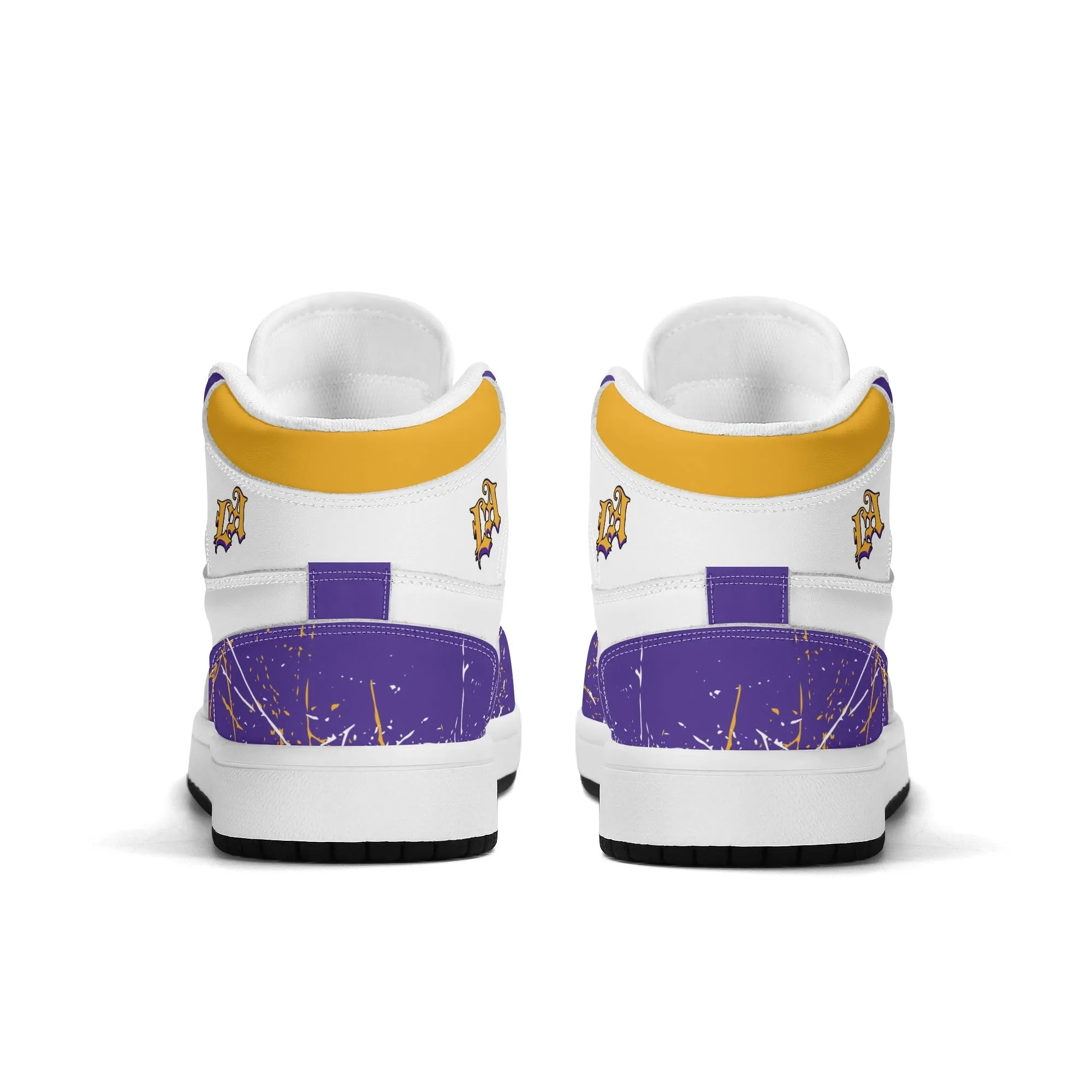 Los Angeles Basketball Team Themed Shoes For Kids