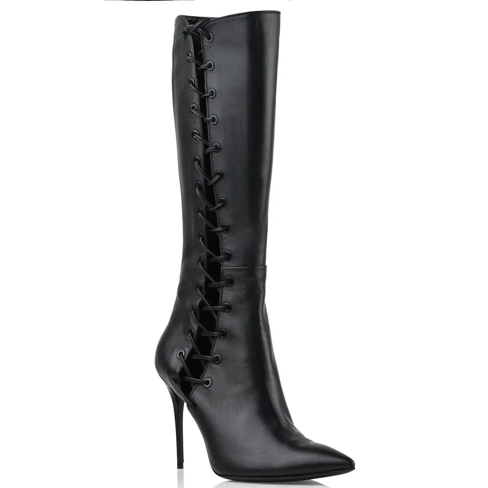 Lutine 100 Mm Black Matt Leather