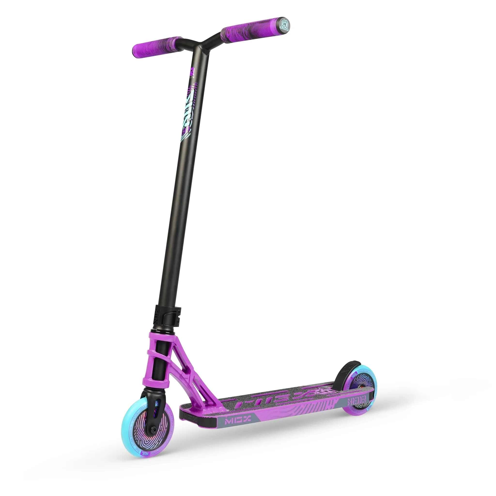 Madd Gear Shredder Scooter Black/Purple/Teal