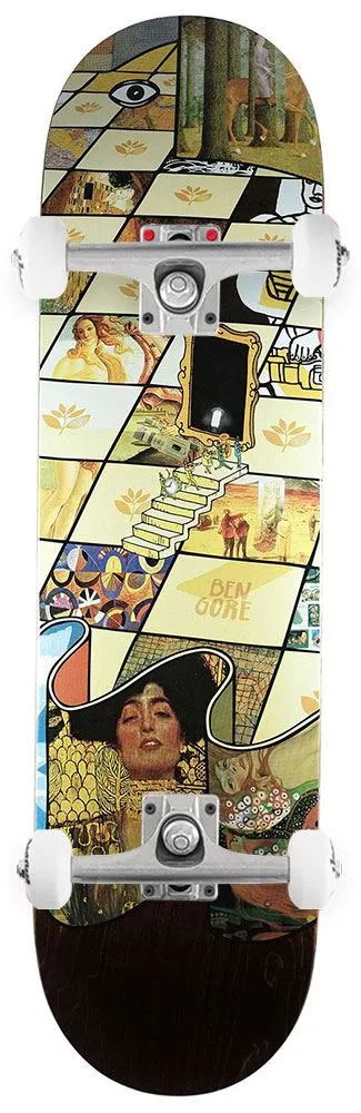 Magenta Ben Gore Museum Series Complete Skateboard - 8.4"