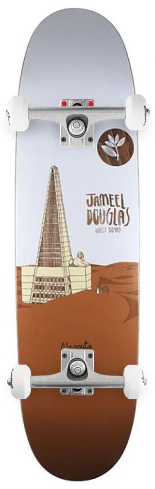 Magenta Jameel Douglas Guest Board 90's Shape Complete Skateboard - 8.25"